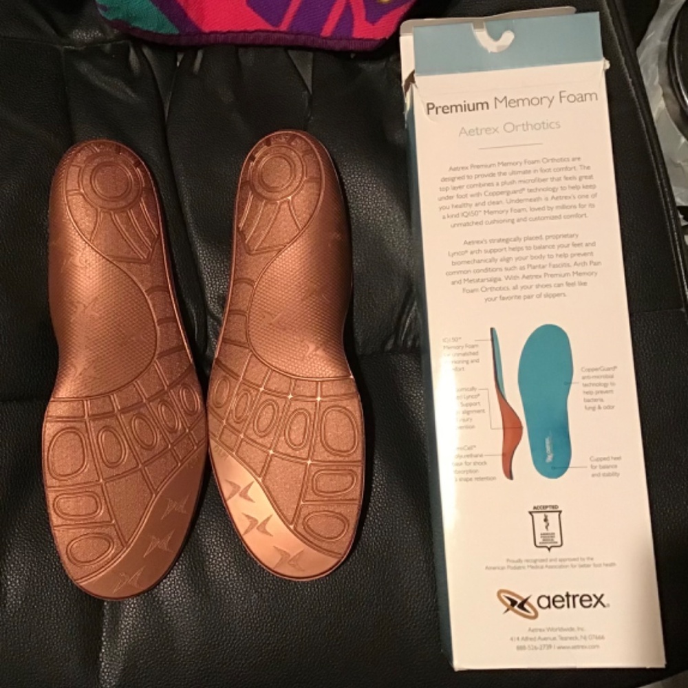NEW Aetrex Men’s Premium Memory Foam Insert - Picture 2 of 4